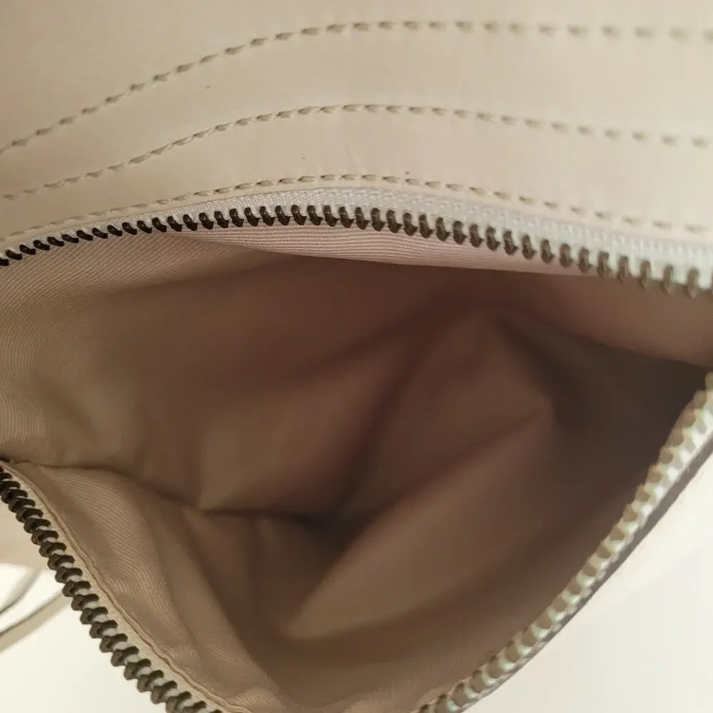COACH CHELSEA Convertible Shoulder Bag 10399 White Ivory Western Medium Leather